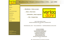 Desktop Screenshot of dohr.de